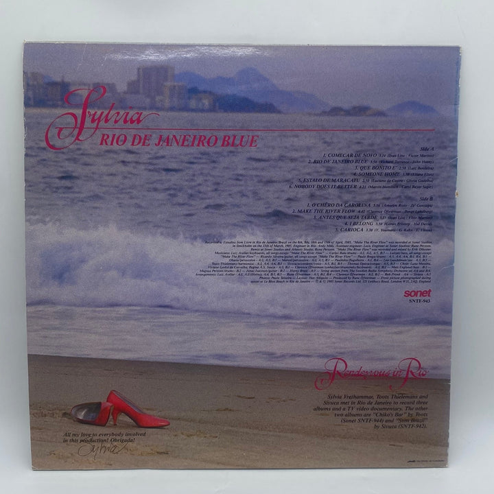 Sylvia Rio de Janeiro Blue vinylskiva 1980 - tal - Homy Secondhand Online
