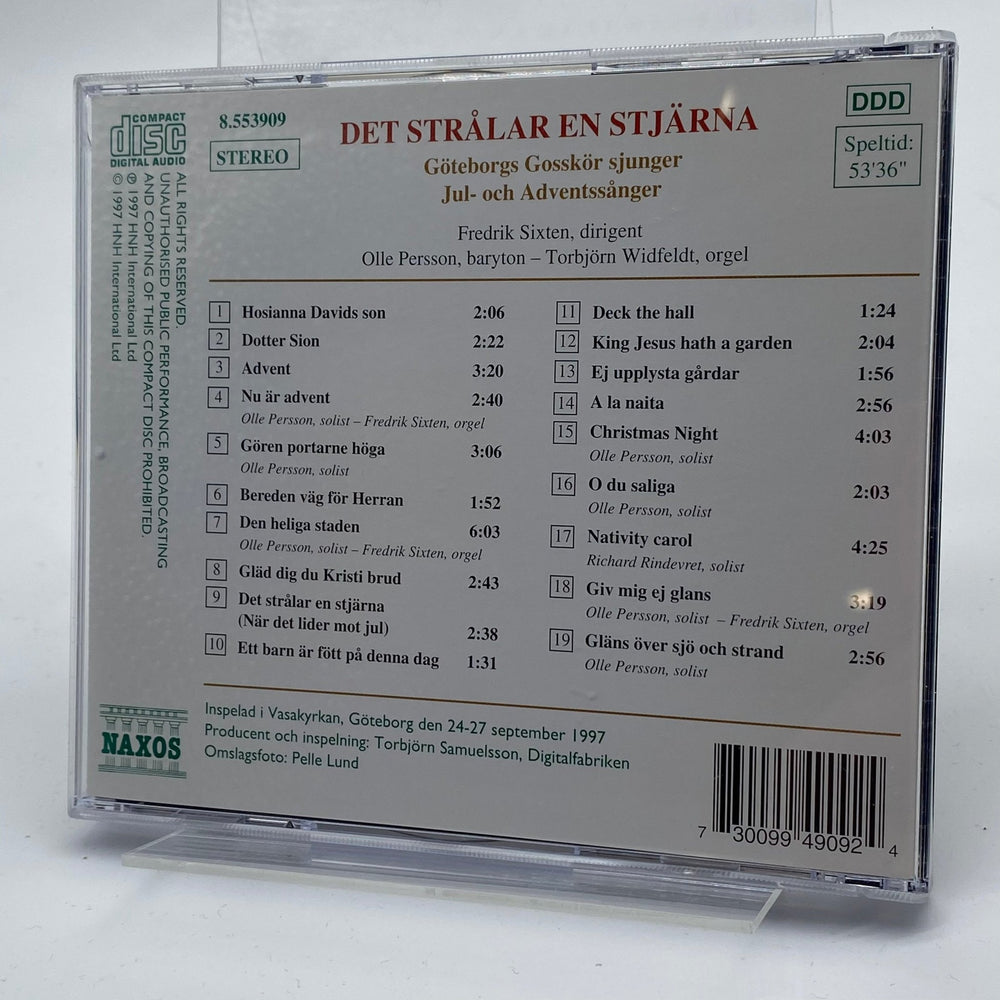 Göteborgs Gosskör Jul - och Adventssånger CD - Homy Secondhand Online