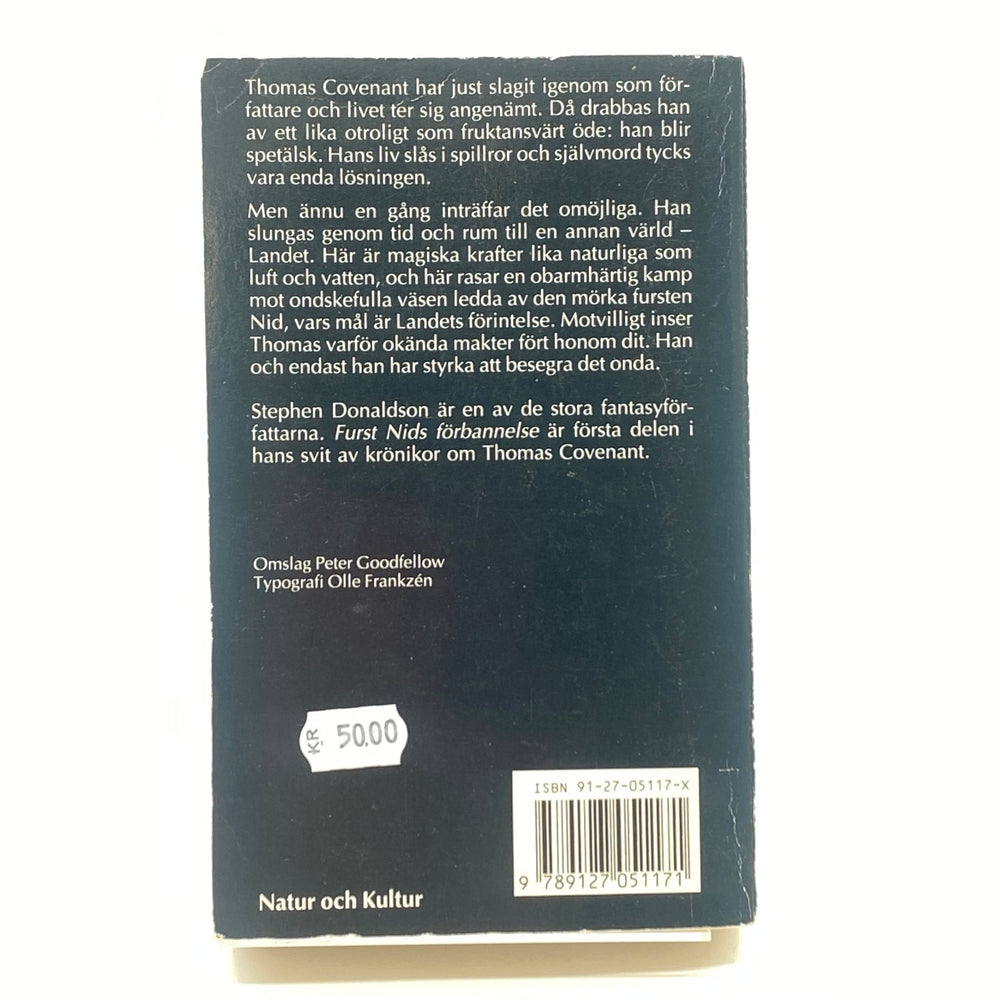 Stephen Donaldson - Furst Nids förbannelse, fantasyroman - Homy Secondhand Online