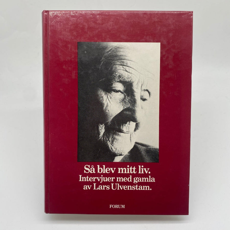 Röd Bok: "Så blev mitt liv" av Lars Ulvenstam - Homy Secondhand Online