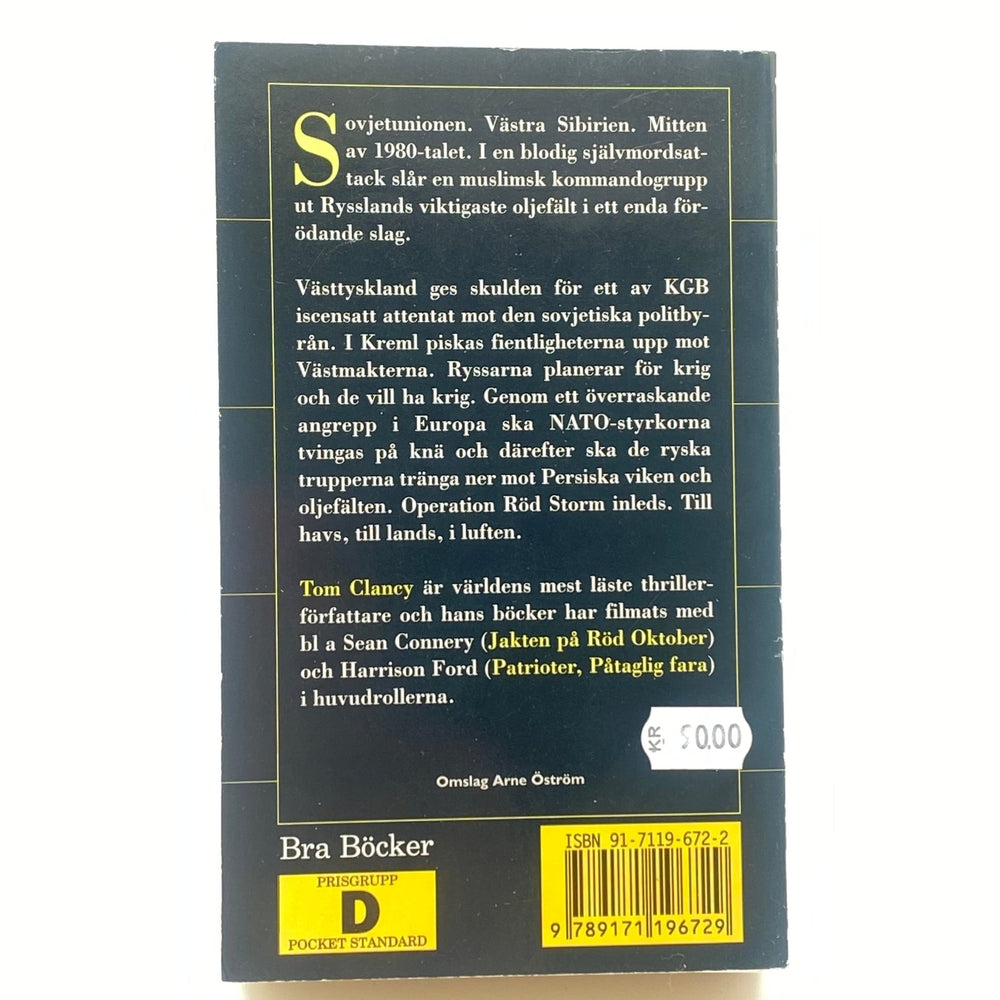 Tom Clancy Röd Storm vintage pocketbok - Homy Secondhand Online
