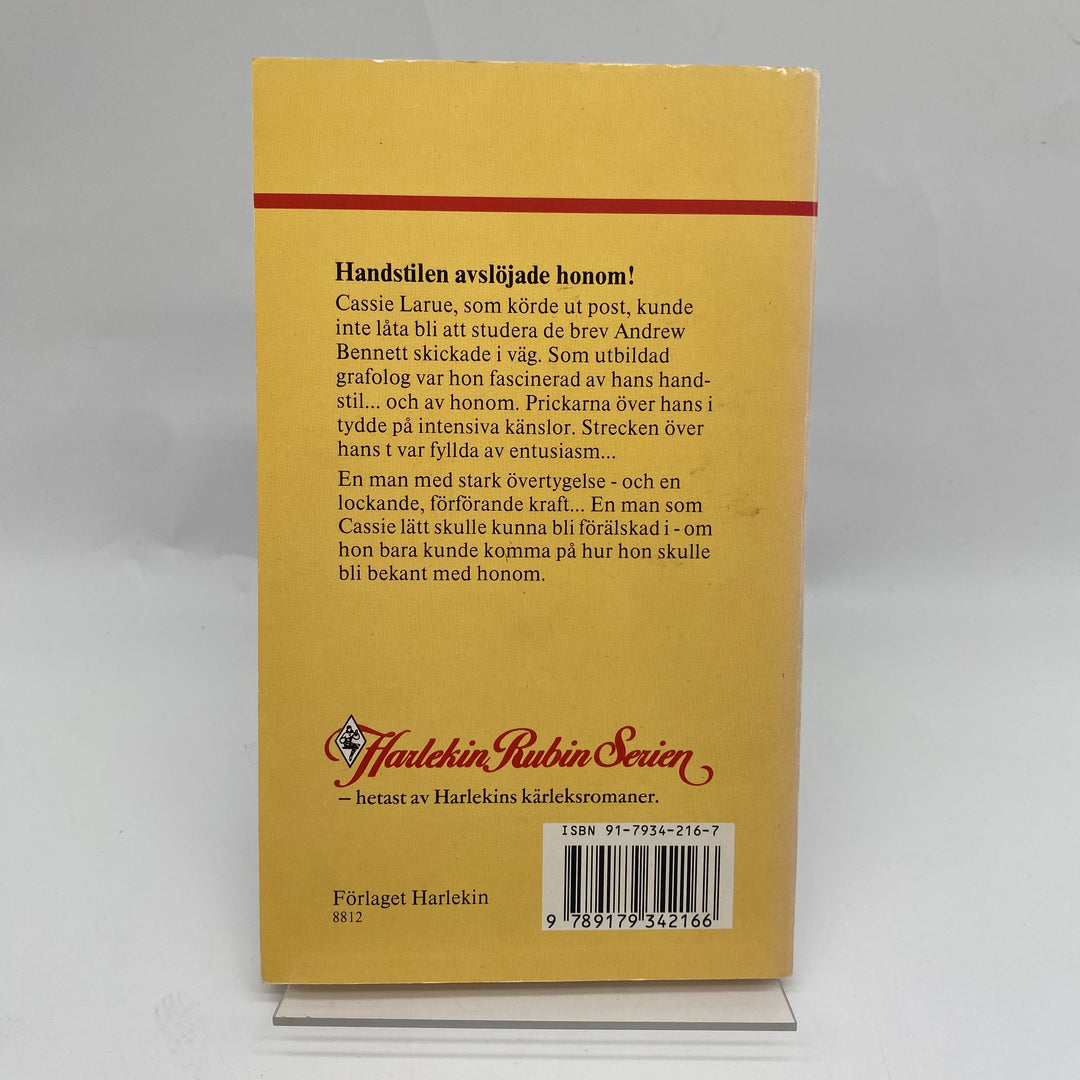 Amors pilar retro romantisk bok Harlekin