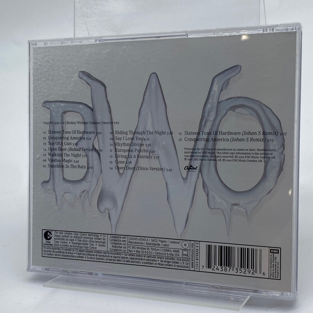 BWO "Prototype" - Populär CD från Svensk Musikgrupp - Homy Secondhand Online