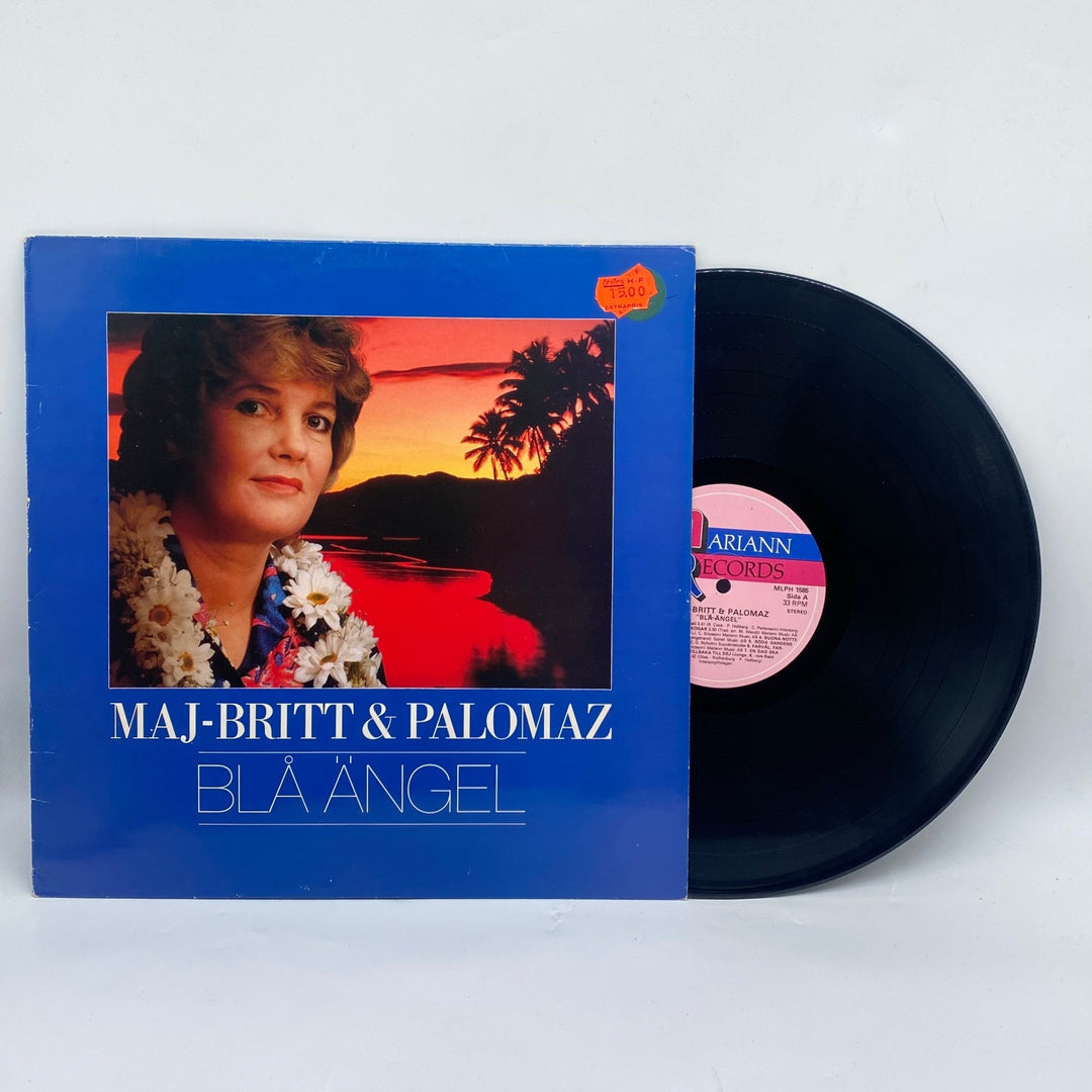 Maj - Britt & Palomaz - Blå Ängel Vinylskiva - Homy Secondhand Online