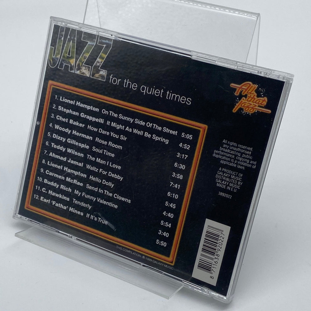 Jazz CD för avkopplande stunder - Klassiska artister - Homy Secondhand Online
