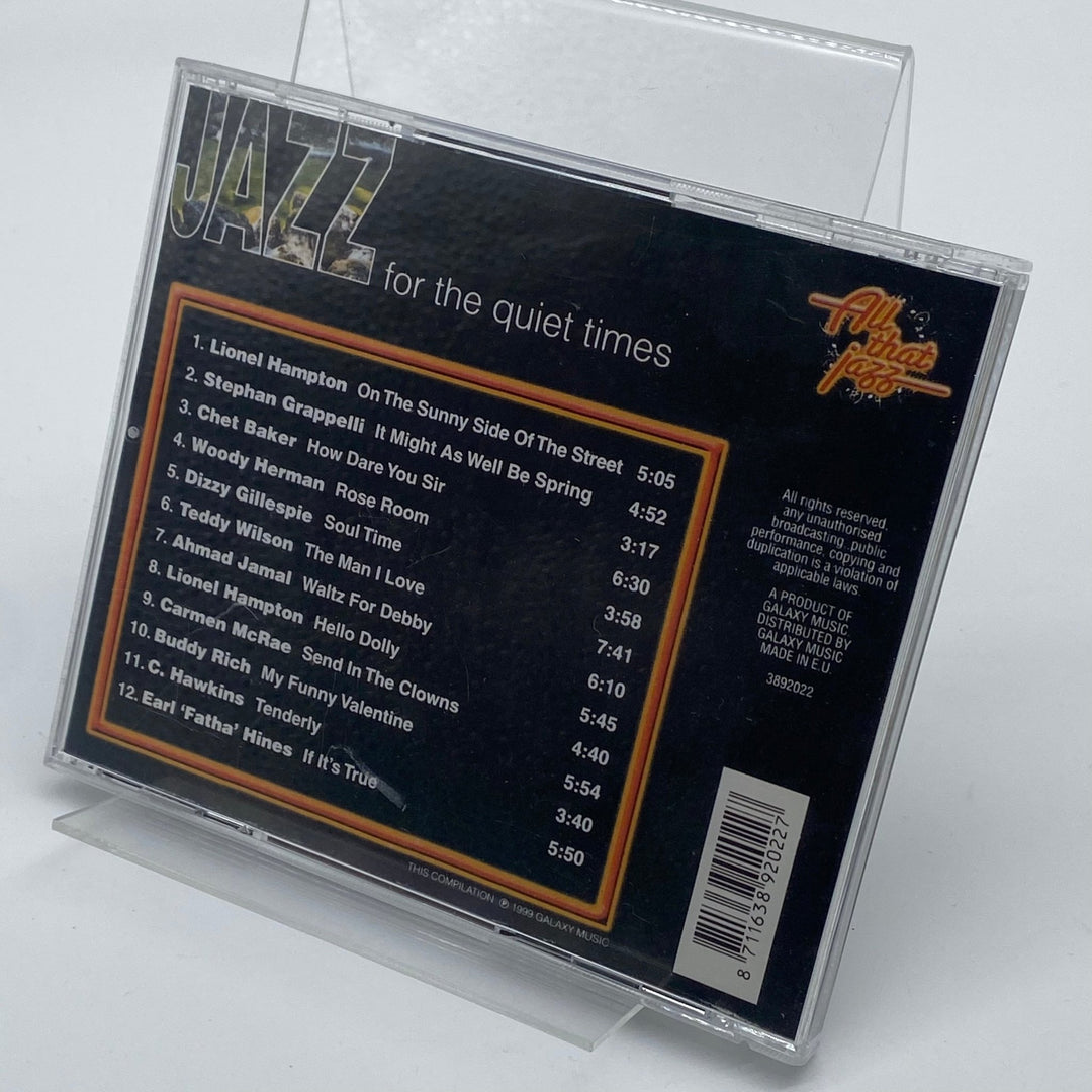 Jazz CD för avkopplande stunder - Klassiska artister - Homy Secondhand Online