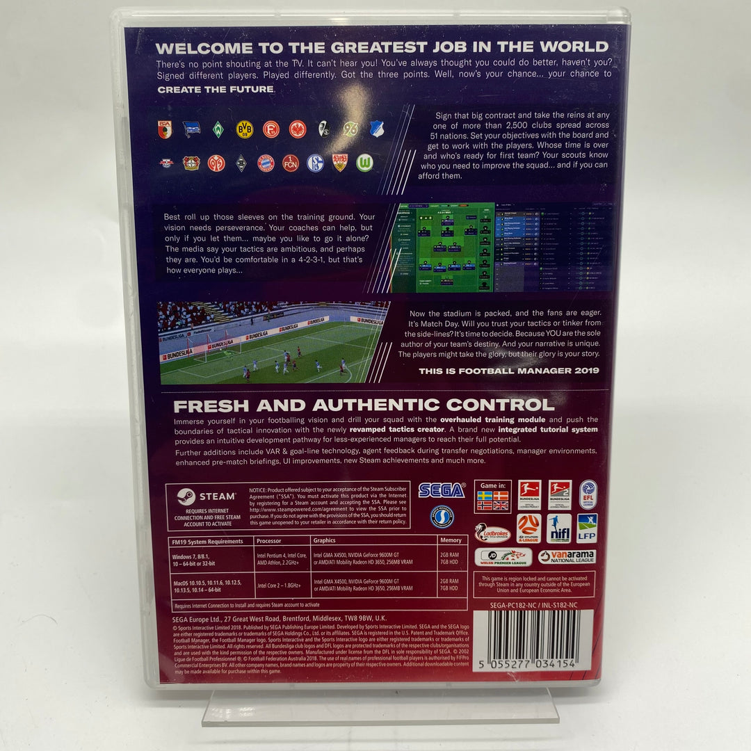 Football Manager 2019 PC-spel från SEGA