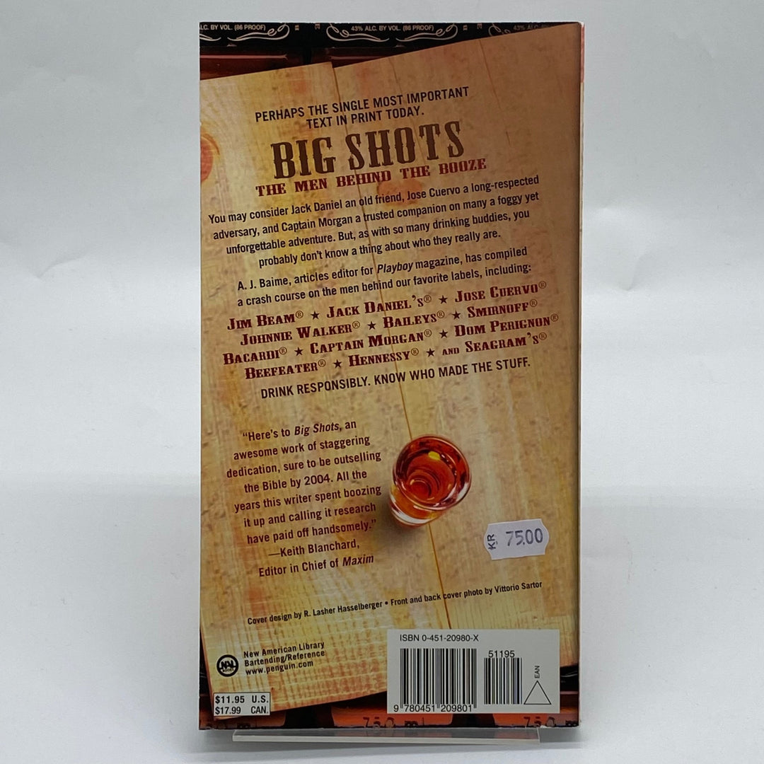 Big Shots bok om spritars historia - Homy Secondhand Online