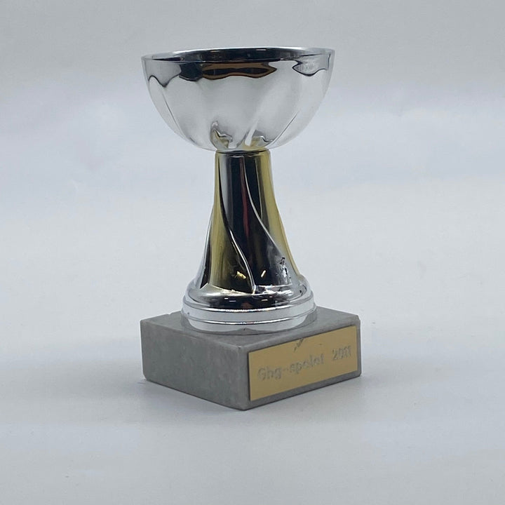 Silverfärgad Trofé från Göteborg Spelen 2011 - Homy Secondhand Online