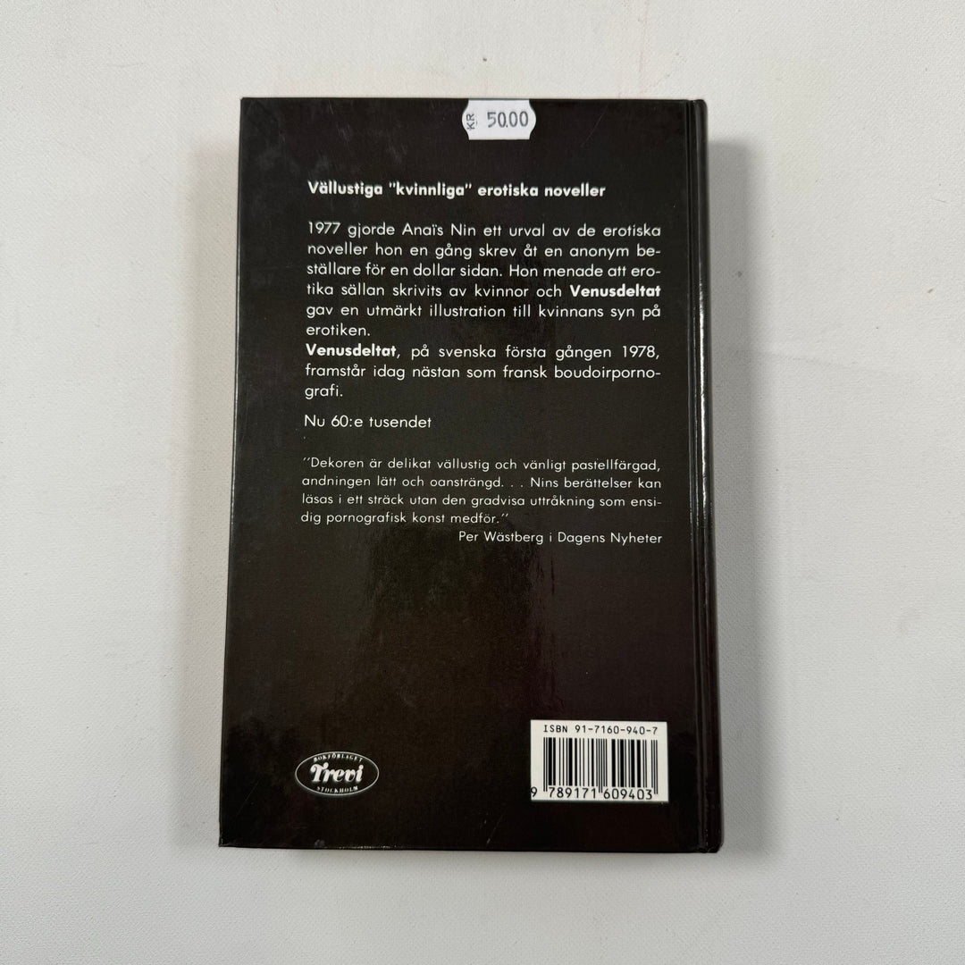 Venusdeltat av Anaïs Nin - Homy Secondhand Online