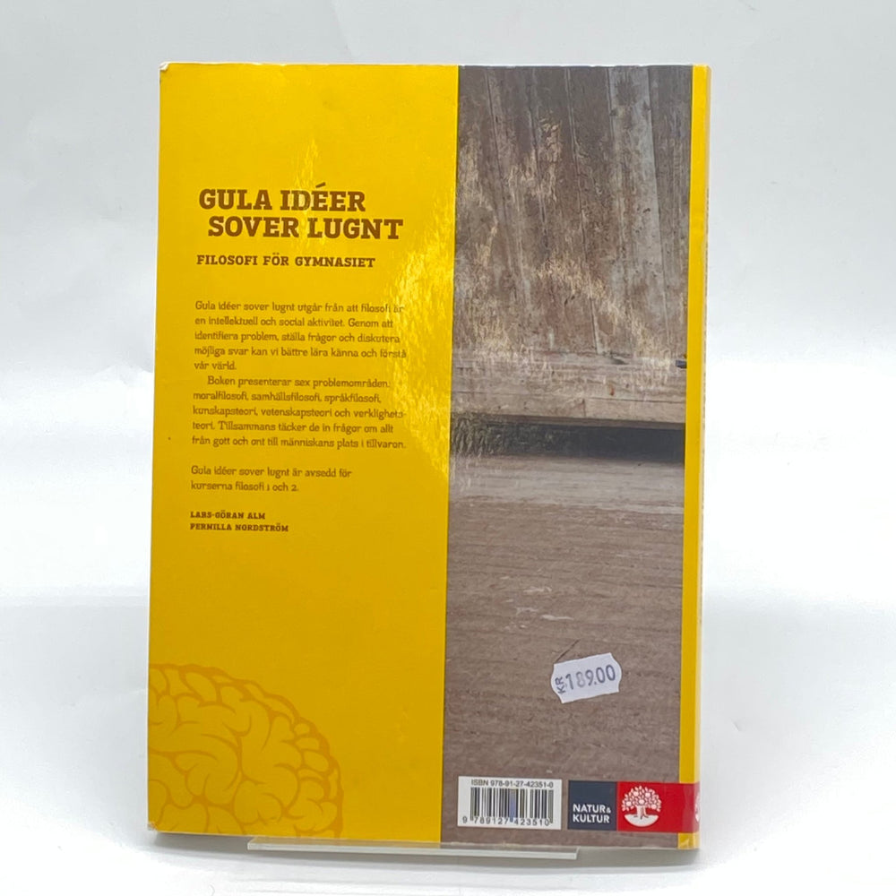Gula idéer sover lugnt filosofibok - Homy Secondhand Online