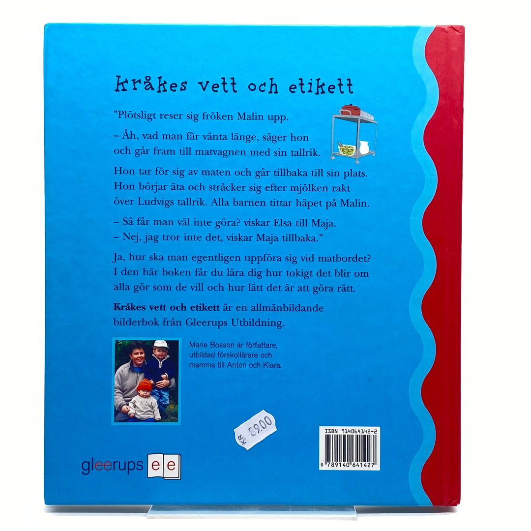 Barnbok om vett och etikett från Gleerups
