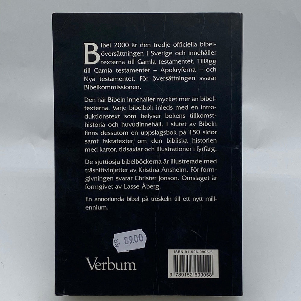 Svart Bibel med Symbol Motiv - Homy Secondhand Online