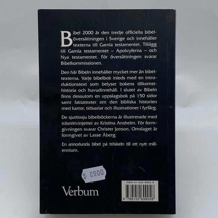 Svart Bibel med Symbol Motiv - Homy Secondhand Online