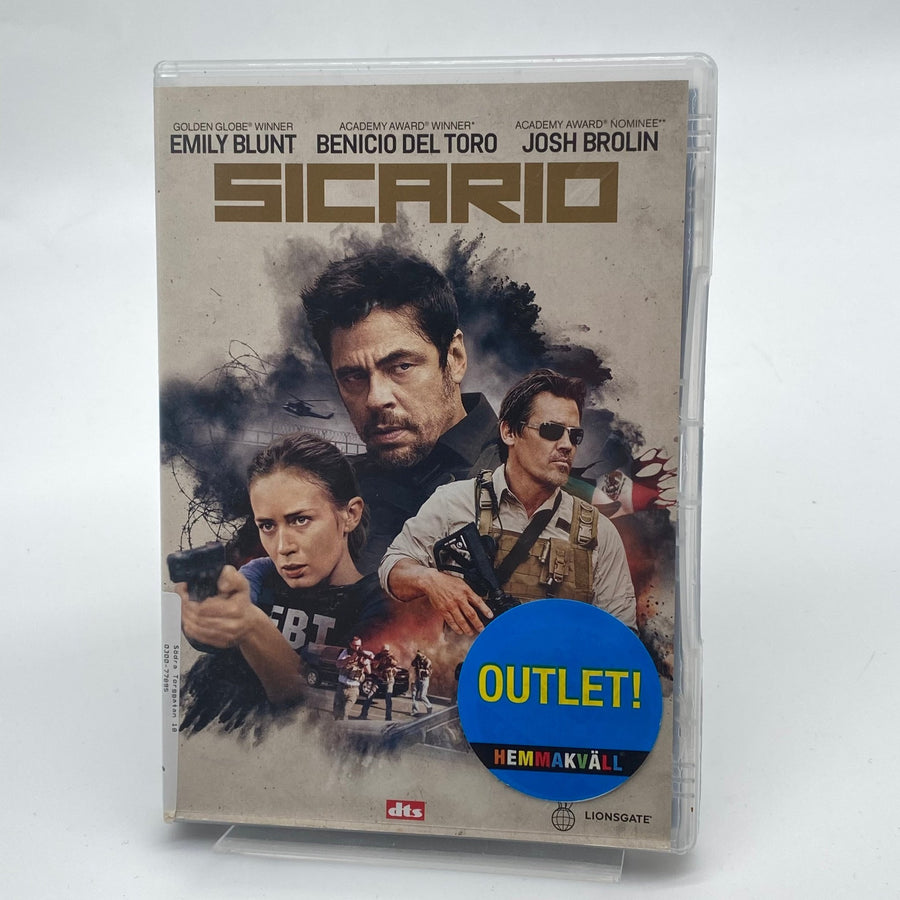 Sicario DVD - film med Emily Blunt - Homy Secondhand Online