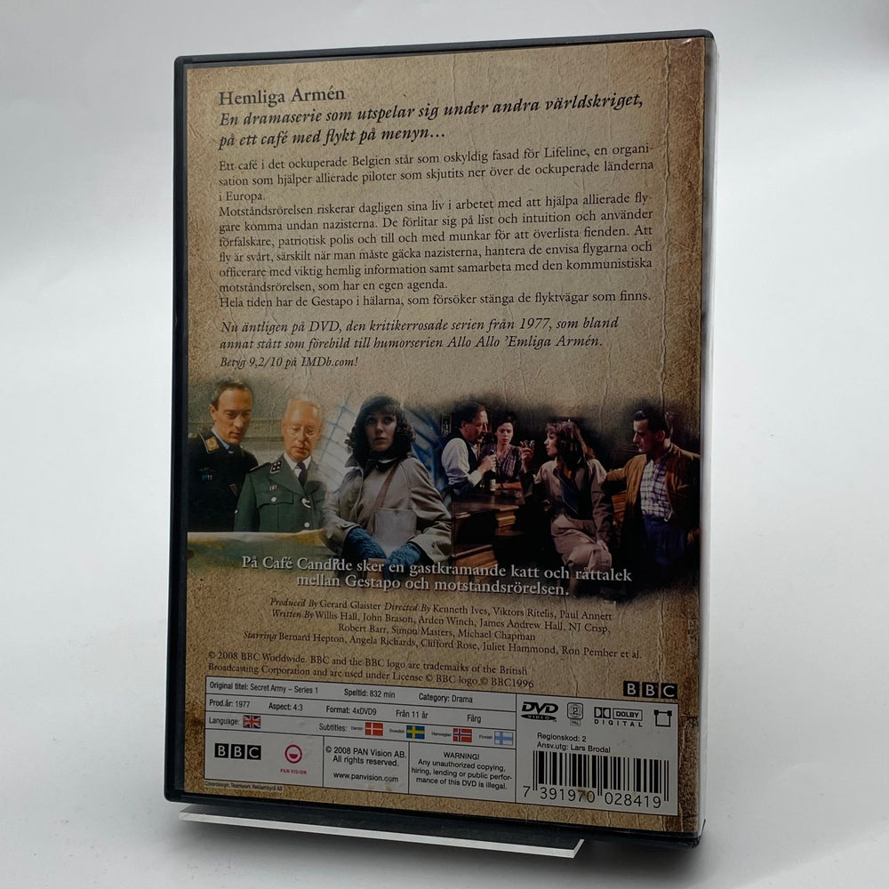 Hemliga Armén Säsong 1 DVD BBC - serie - Homy Secondhand Online