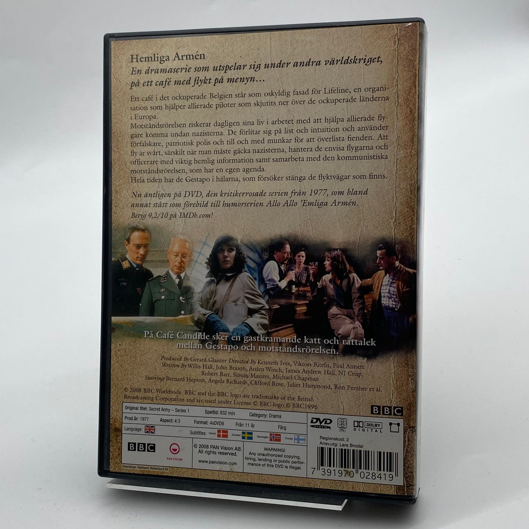 Hemliga Armén Säsong 1 DVD BBC - serie - Homy Secondhand Online