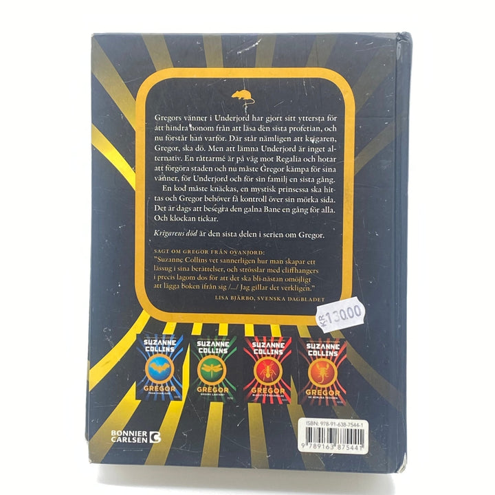 Suzanne Collins Gregor Krigarens Död Bok - Homy Secondhand Online