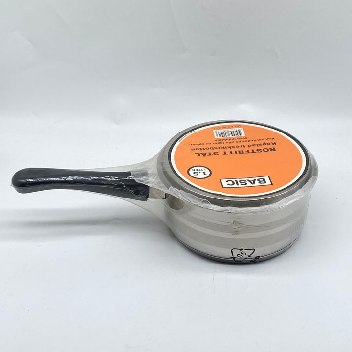 BASIC Kastrull i Rostfritt Stål 1.5L