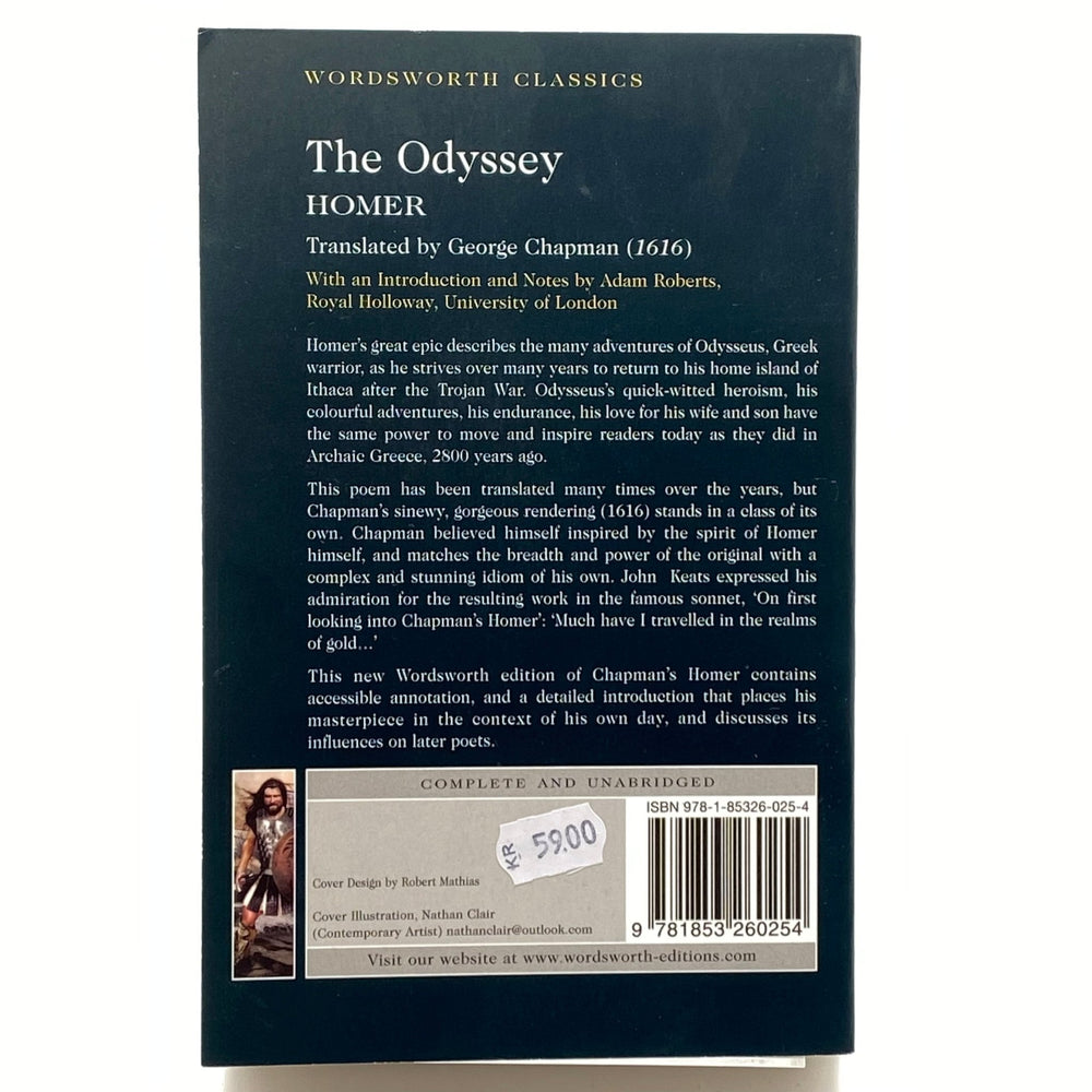 Klassiker "Odysséen" av Homer, Wordsworth Classics - Homy Secondhand Online