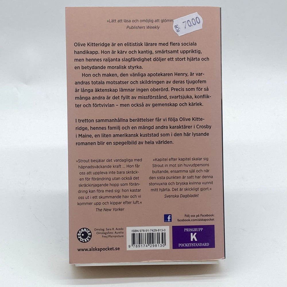 Olive Kitteridge av Elizabeth Strout pocketbok - Homy Secondhand Online