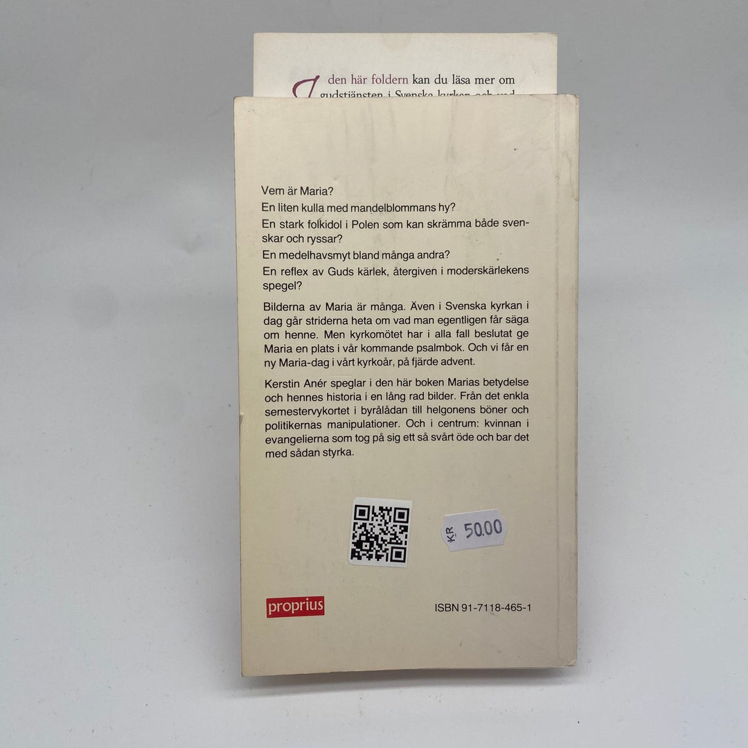Kerstin Aners "Jungfru Maria Herrerns Moder" Bok - Homy Secondhand Online