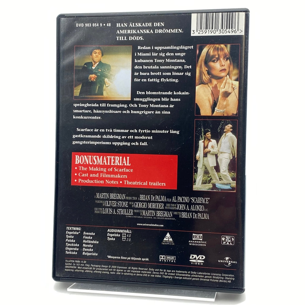 Scarface DVD Maffia klassiker Al Pacino - Homy Secondhand Online