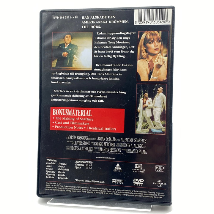 Scarface DVD Maffia klassiker Al Pacino - Homy Secondhand Online