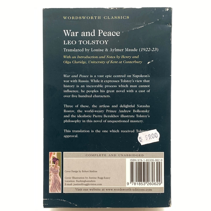 Krig och Fred av Leo Tolstoy Klassiker