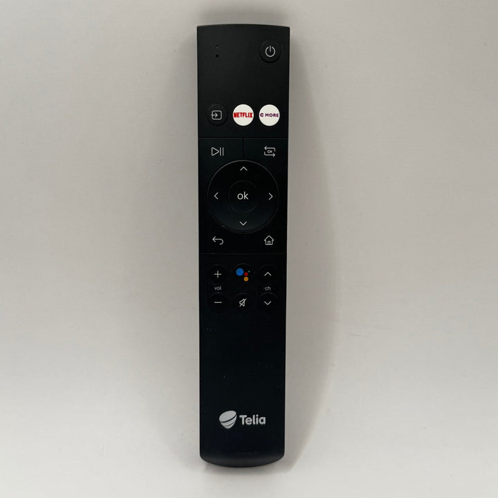 Svart Telia - Fjärrkontroll med Multimedia Knappar - Homy Secondhand Online