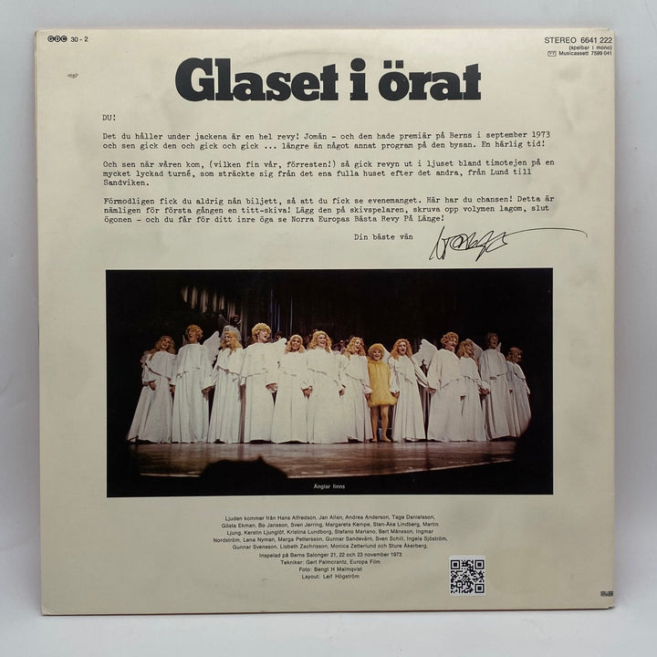 Klassisk Svensk Vinyl: Glasets i Orat, Ords Revy - Homy Secondhand Online