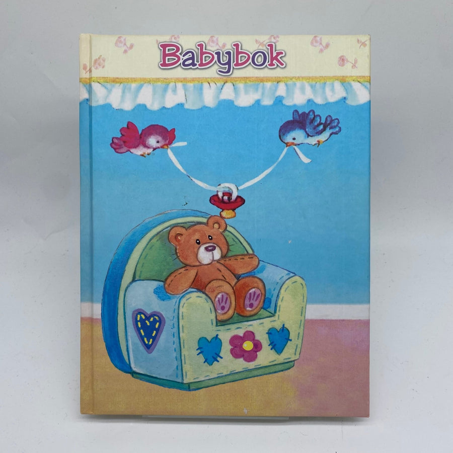 Charmig babybok med nalle och fåglar - Homy Secondhand Online