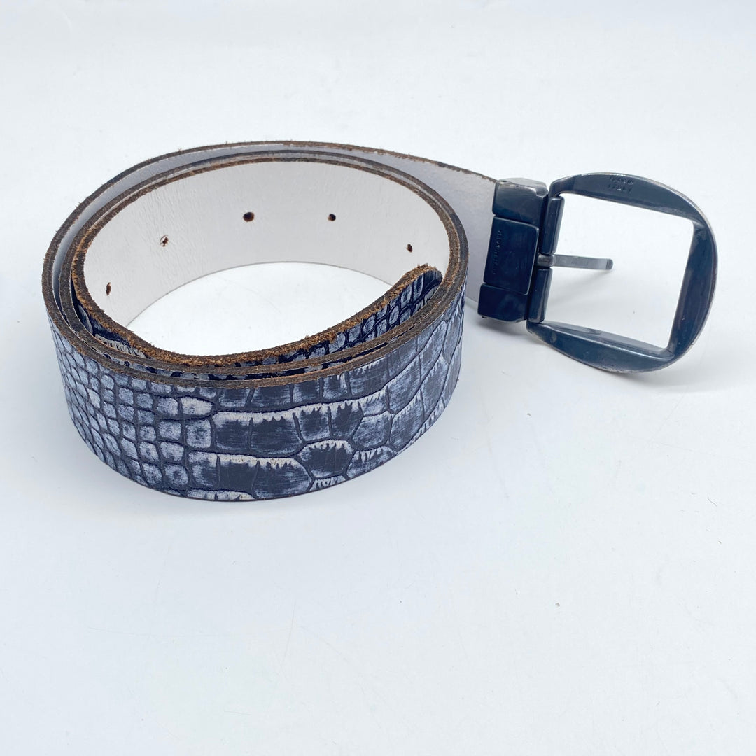 Retro äkta läderbälte Camp Belts