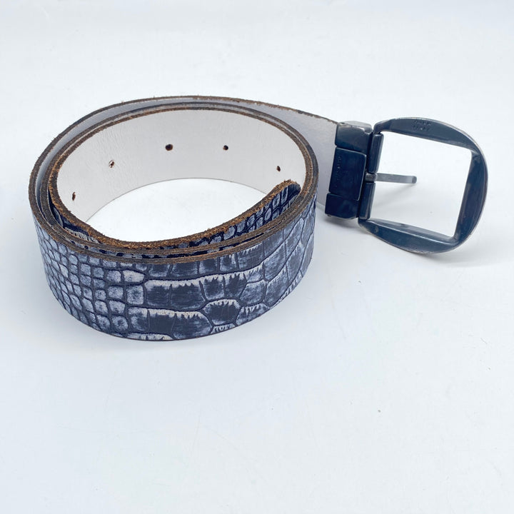 Retro äkta läderbälte Camp Belts