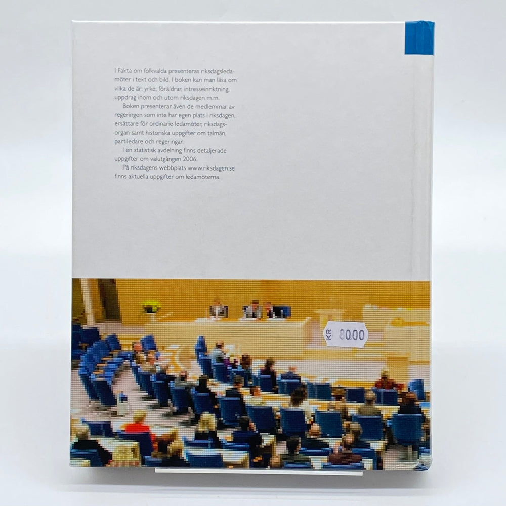 Fakta om folkvalda Riksdagen 2006 - 2010 Bok - Homy Secondhand Online