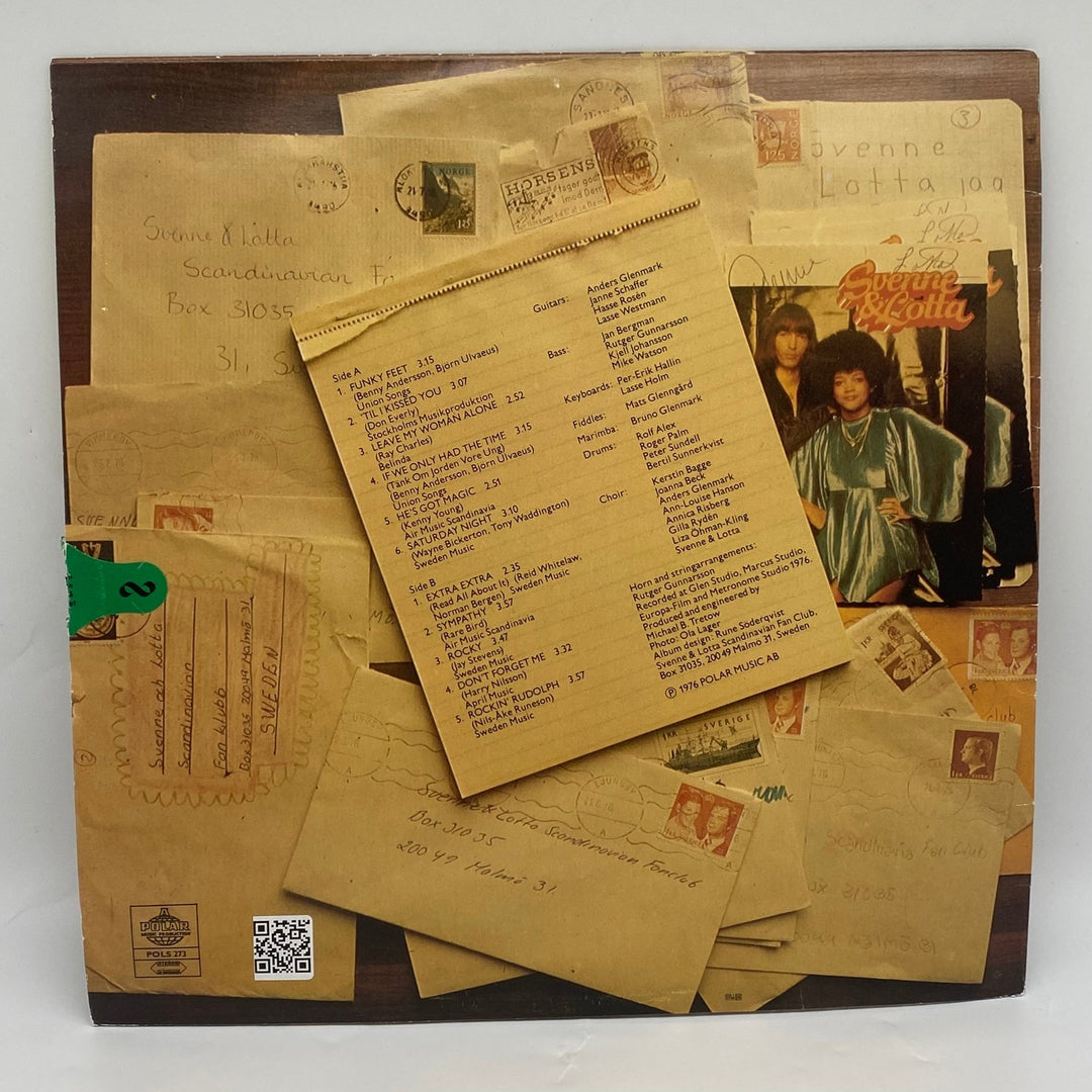 Svenne & Lotta "Letters" - Klassisk Vinyl från Polar - Homy Secondhand Online