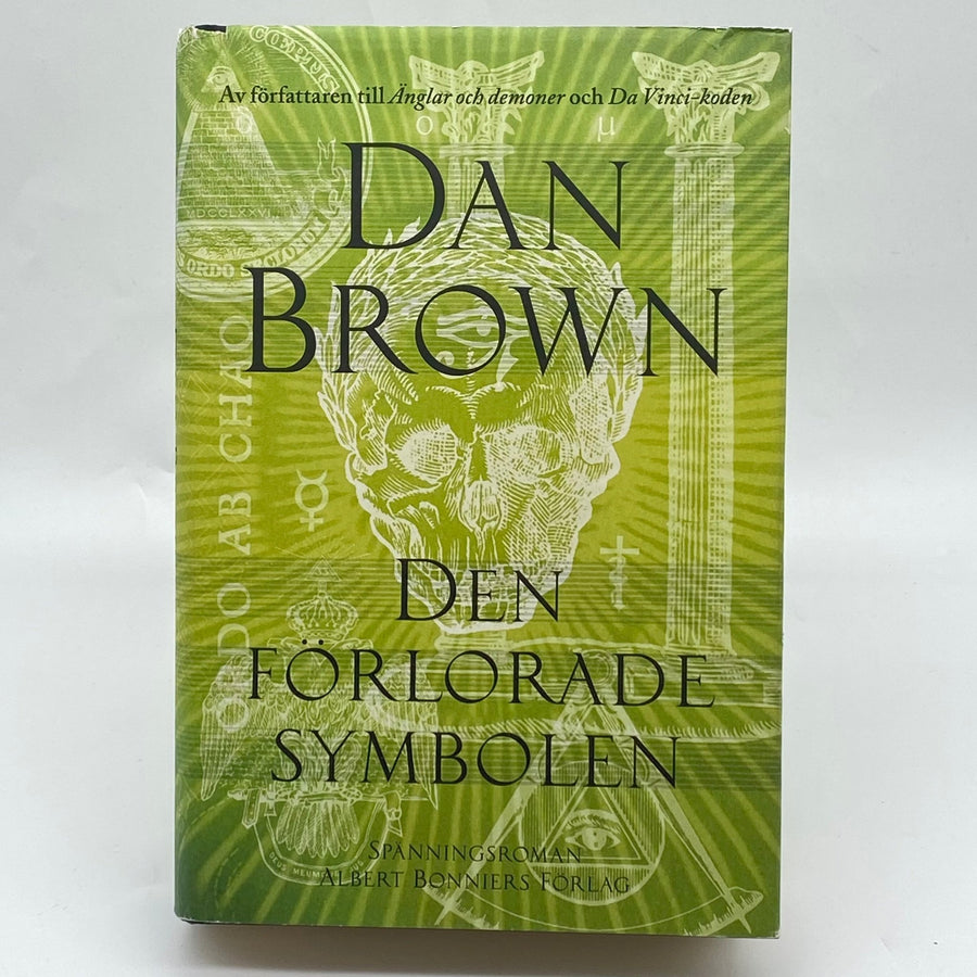 Dan Brown Den Förlorade Symbolen grönt omslag - Homy Secondhand Online