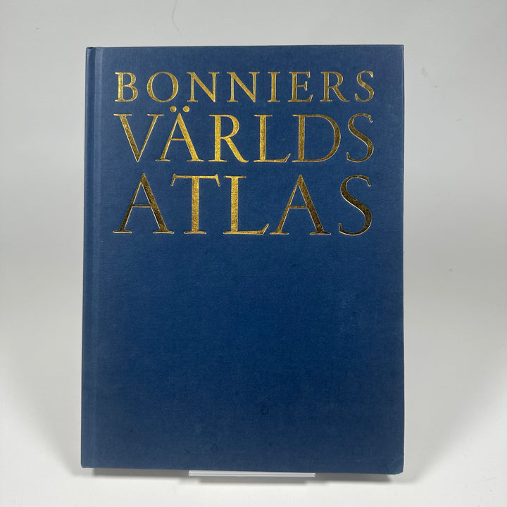 Klassisk Bonniers Världsatlas i Blått