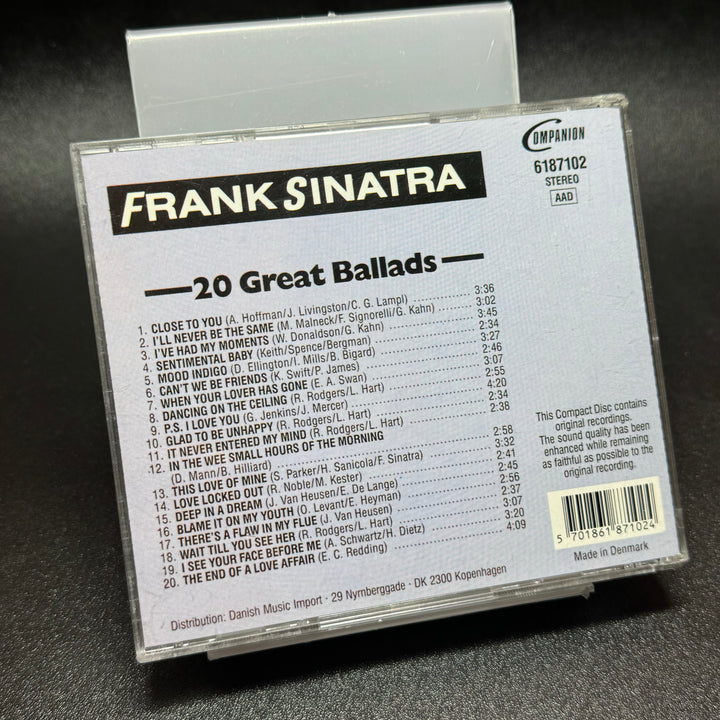 Frank Sinatra CD med 20 tidlösa ballader