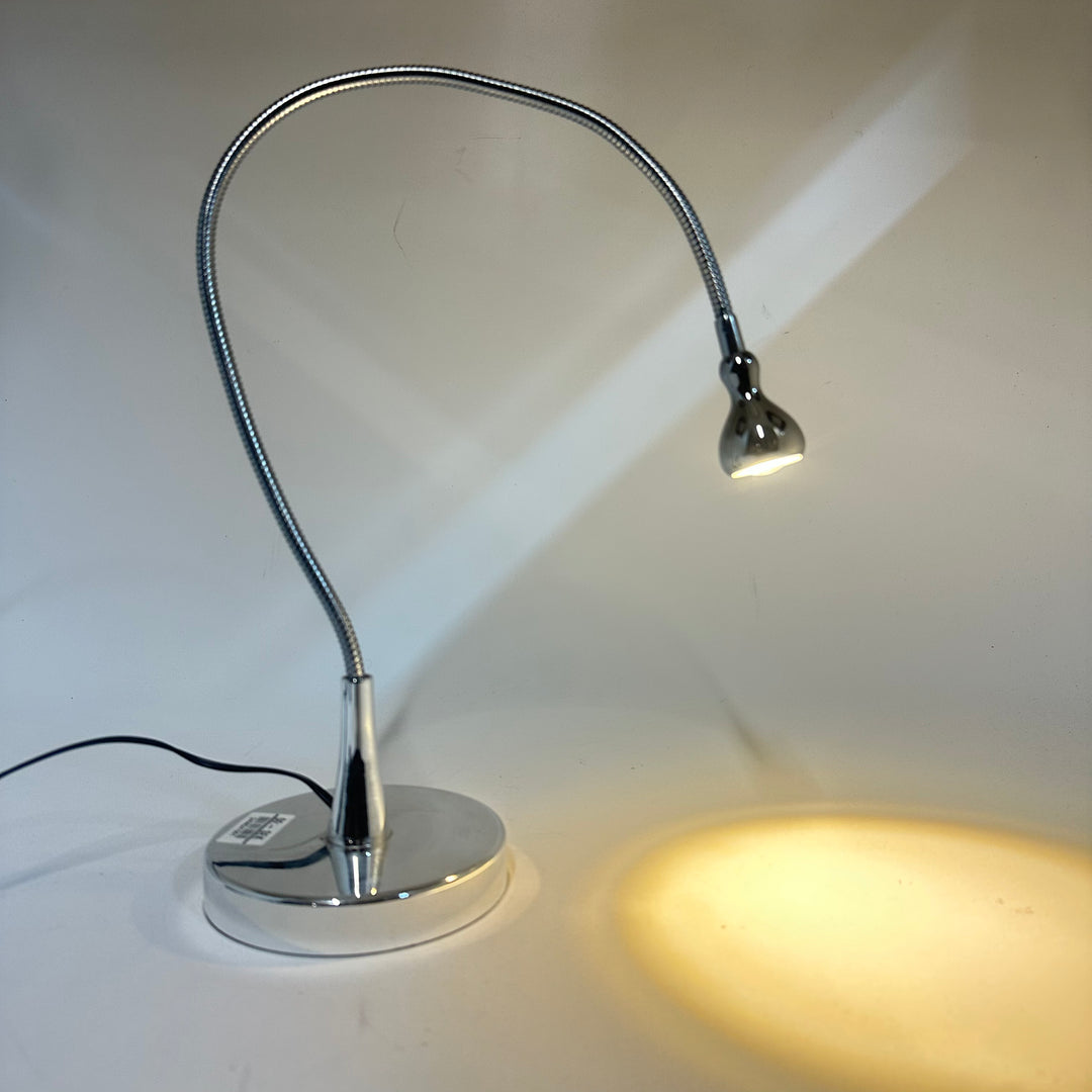 Flexibel LED-skrivbordslampa i silver