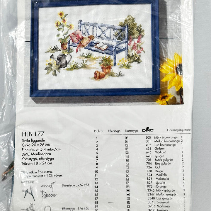 Broderikit Hemmets Lilla trädgårdsmotiv - Homy Secondhand Online