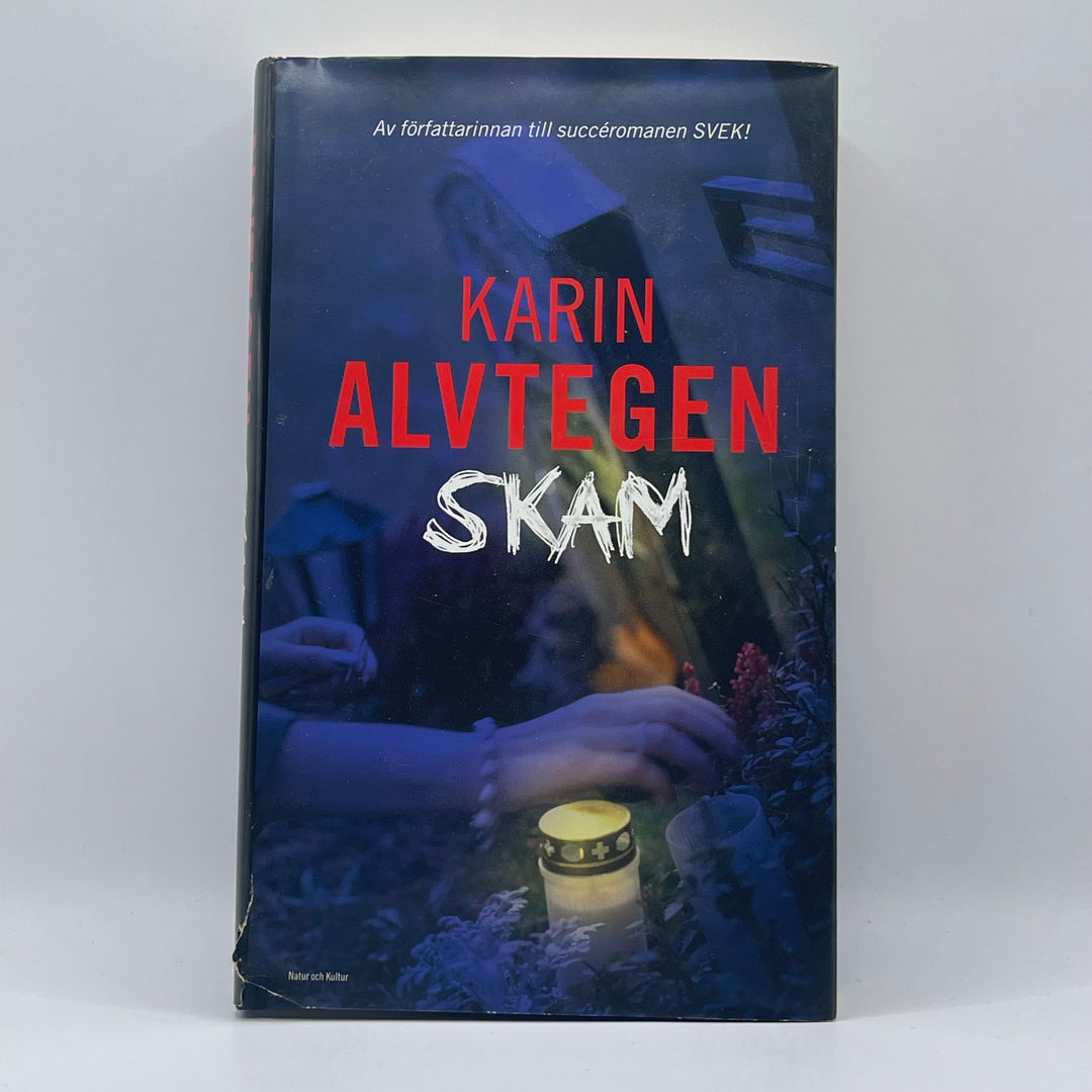 Bok Skam av Karin Alvtegen, psykologisk thriller