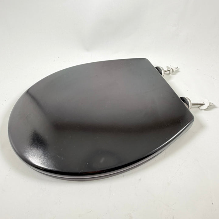 Svart klassisk toalettsits i plast