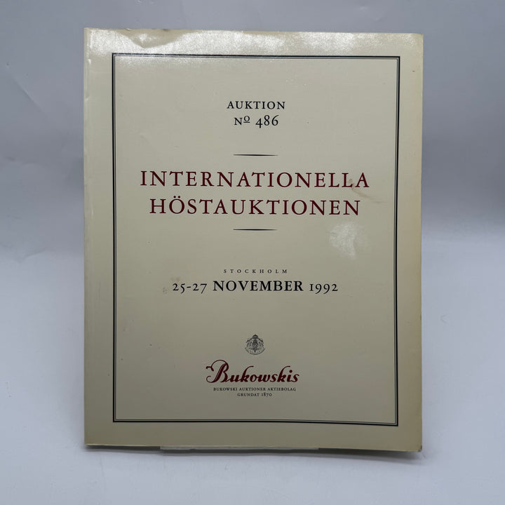 Bukowskis auktionskatalog internationella höstauktionen 1992