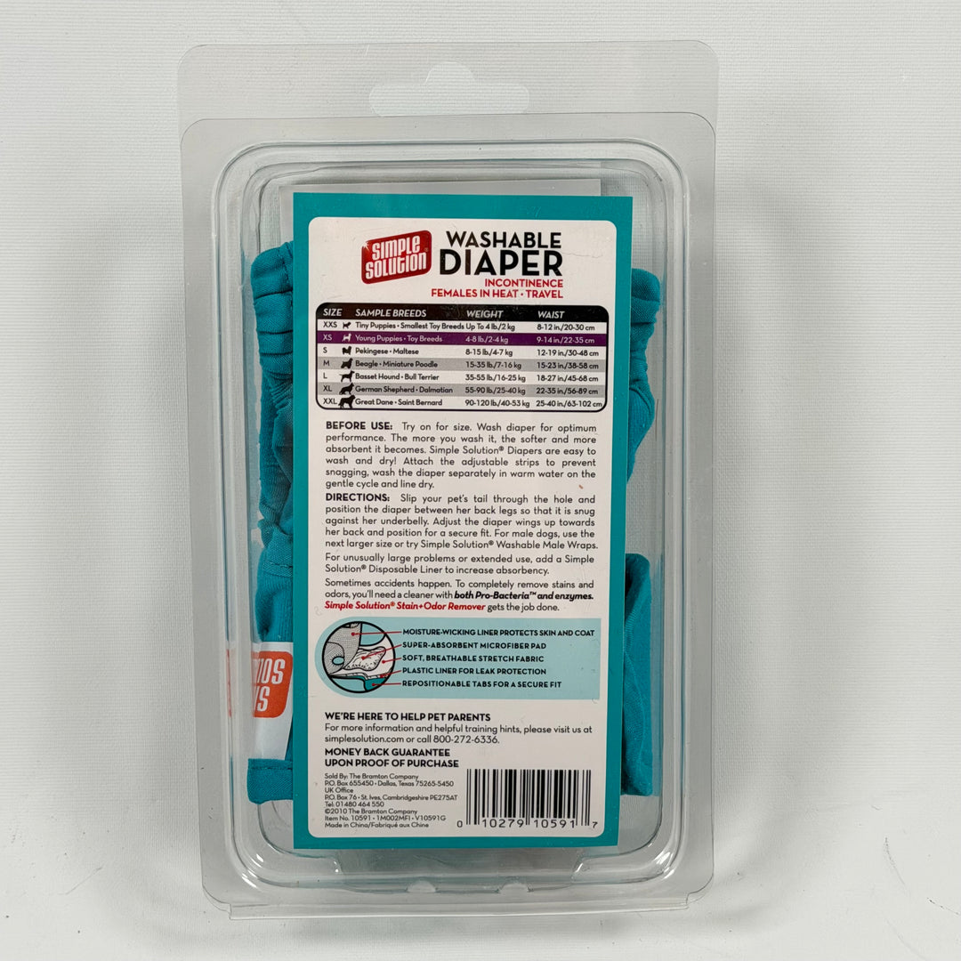 Tvättbar hundblöja Simple Solution X-Small