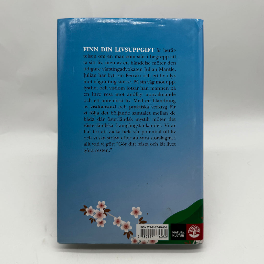 Finn din livsuppgift Robin Sharma inbunden bok