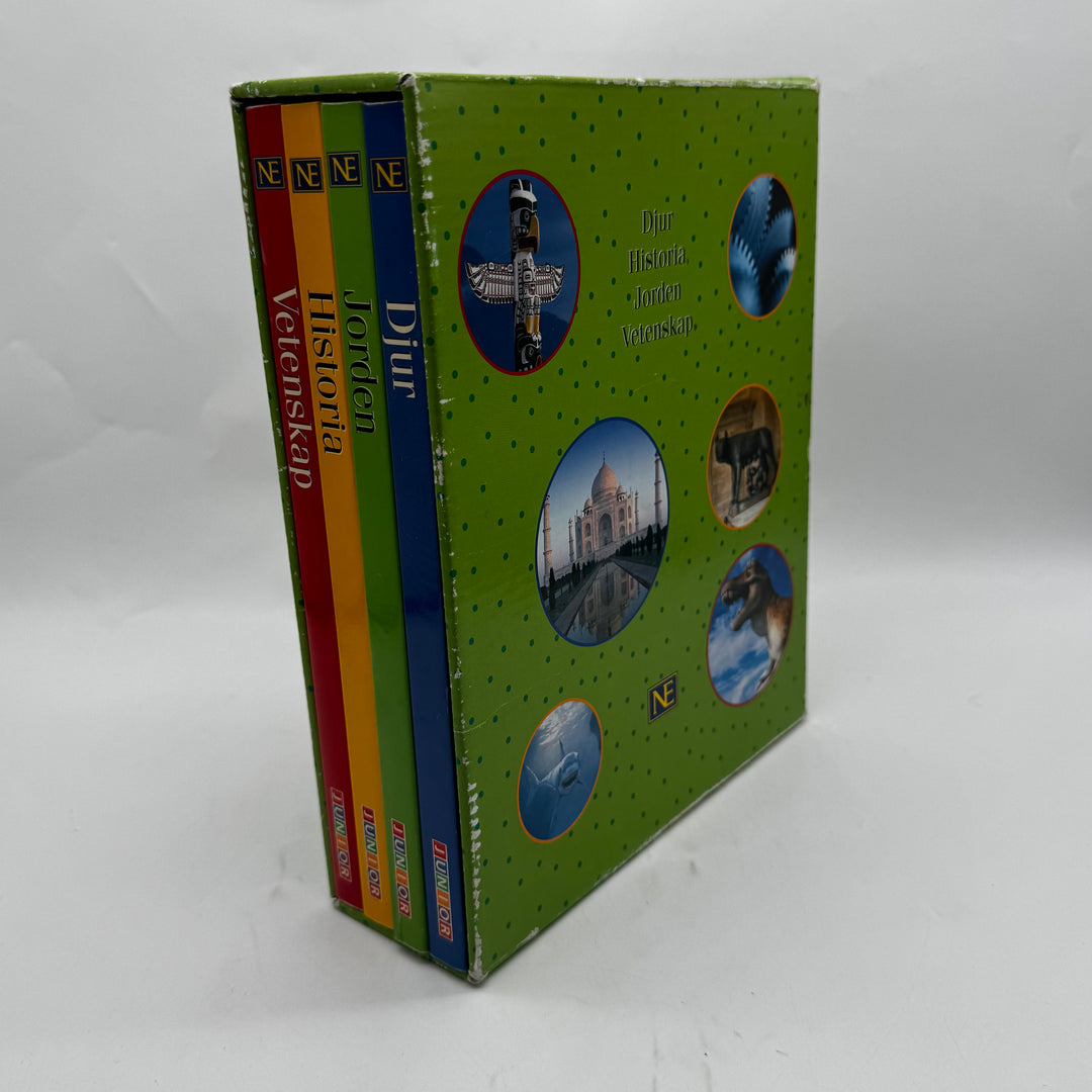 NE Junior bokbox med fyra faktaböcker