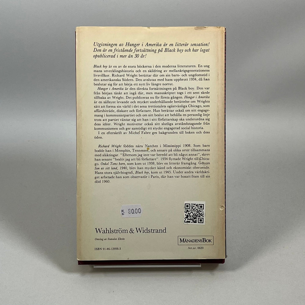 Richard Wrights "Hunger i Amerika" - Klassisk Litteratur - Homy Secondhand Online