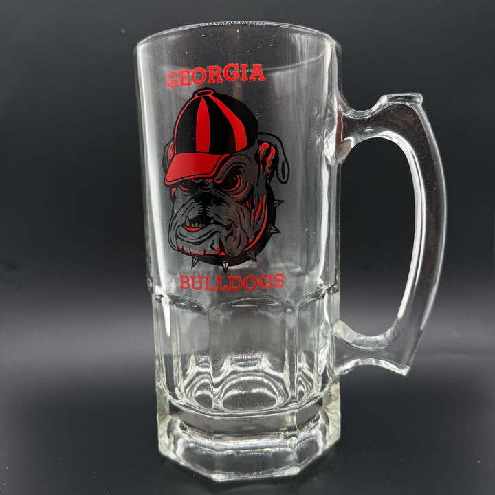 Samlarvänlig ölsejdel med Georgia Bulldogs-emblem
