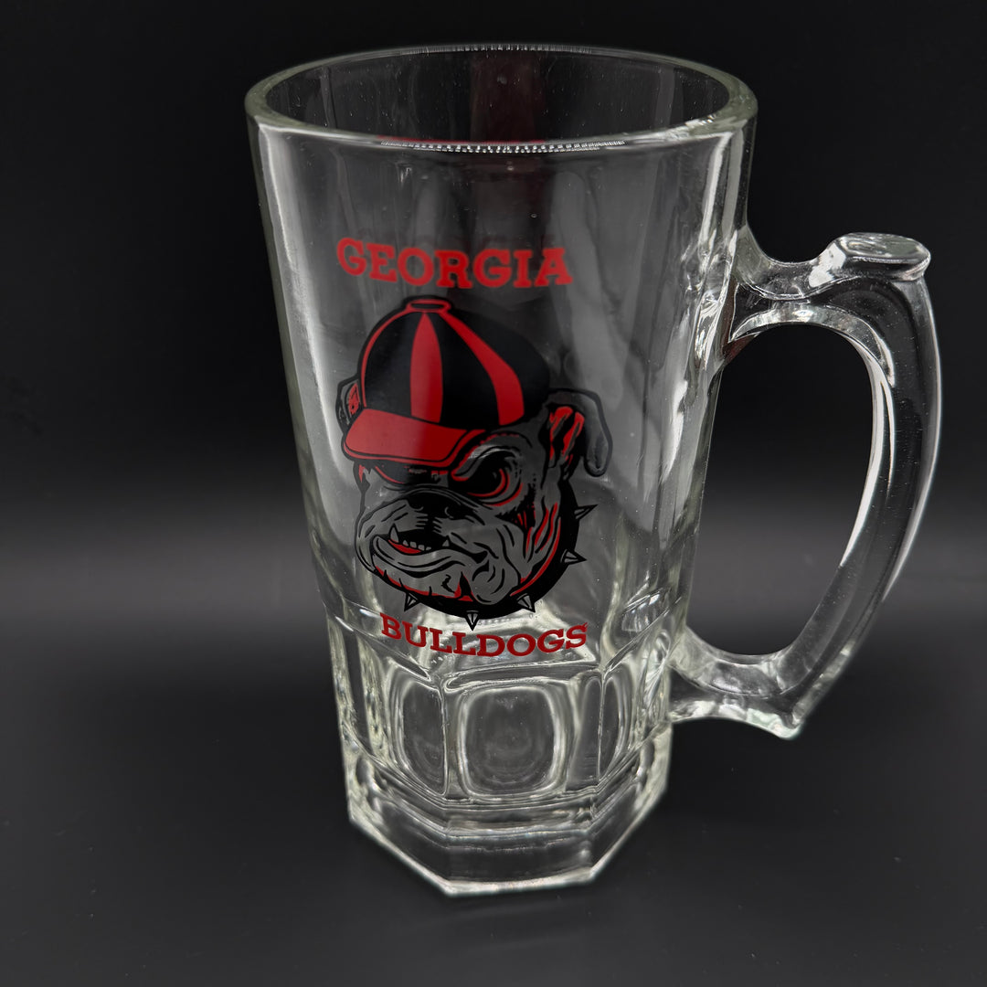 Samlarvänlig ölsejdel med Georgia Bulldogs-emblem